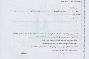 نموذج استئناف حكم جزائي جاهز – pdf