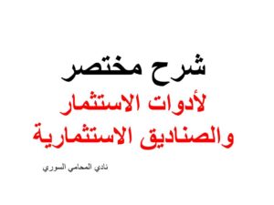 محامي استثمار