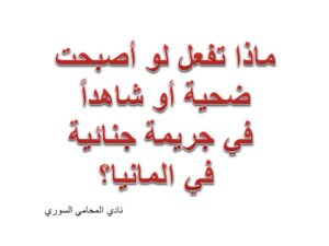 محامي, استشارة قانونية,المانيا